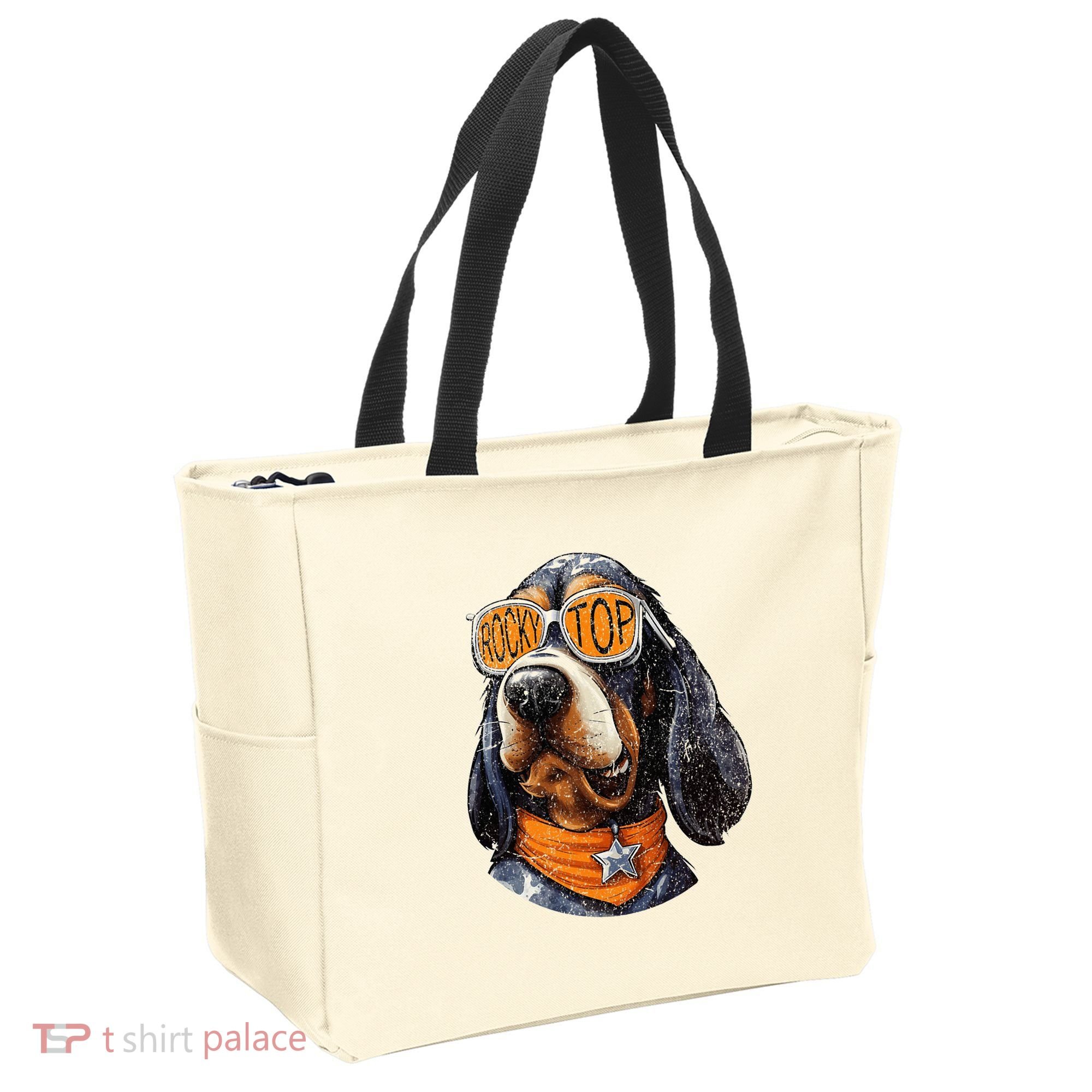 Tennessee Dog Sport Lovers Coonhound Fan Rocky Tote Bag