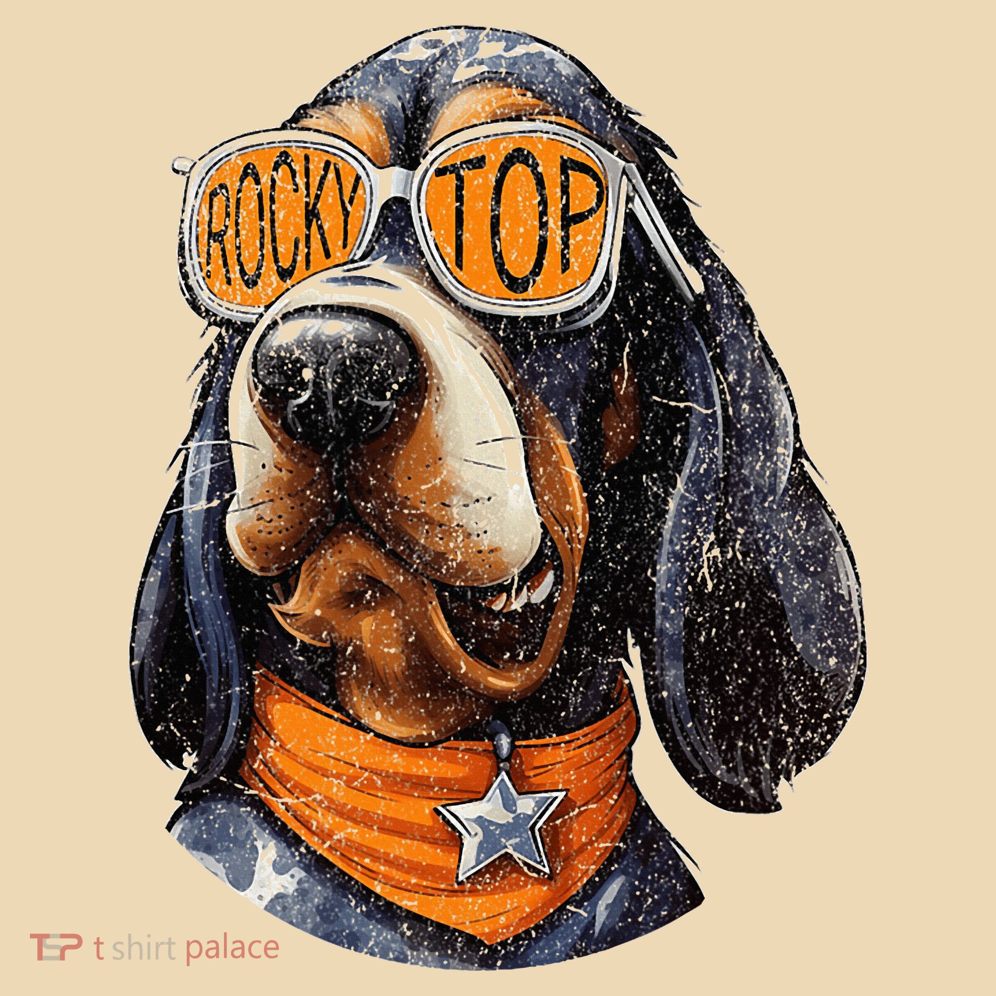 Tennessee Dog Sport Lovers Coonhound Fan Rocky Tote Bag
