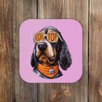 Tennessee Dog Sport Lovers Coonhound Fan Rocky Coaster thumb 0