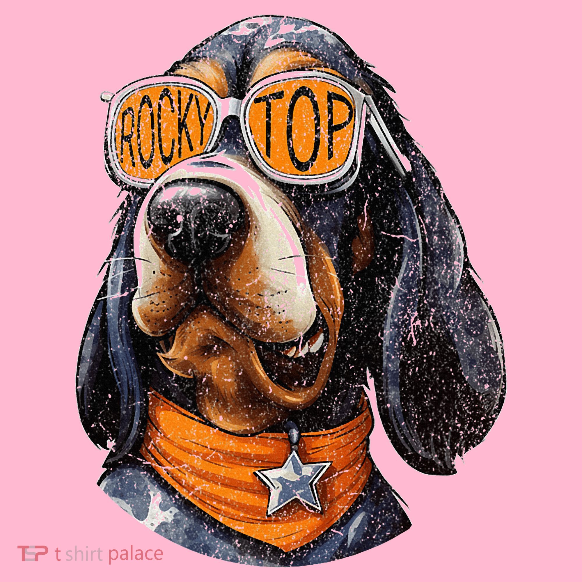 Tennessee Dog Sport Lovers Coonhound Fan Rocky Coaster