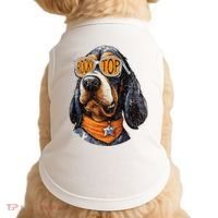 Tennessee Dog Sport Lovers Coonhound Fan Rocky Doggie Tank thumb 0