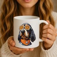 Tennessee Dog Sport Lovers Coonhound Fan Rocky Coffee Mug thumb 3
