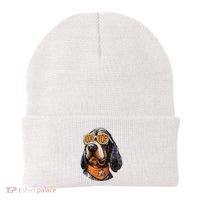 Tennessee Dog Sport Lovers Coonhound Fan Rocky Beanie thumb 0