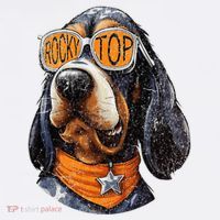 Tennessee Dog Sport Lovers Coonhound Fan Rocky Beanie thumb 2