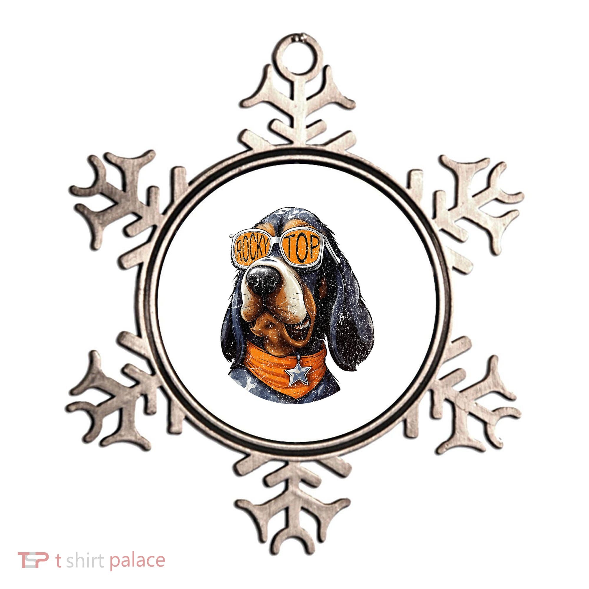 Tennessee Dog Sport Lovers Coonhound Fan Rocky Ornament