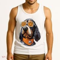 Tennessee Dog Sport Lovers Coonhound Fan Rocky Tank Top thumb 3