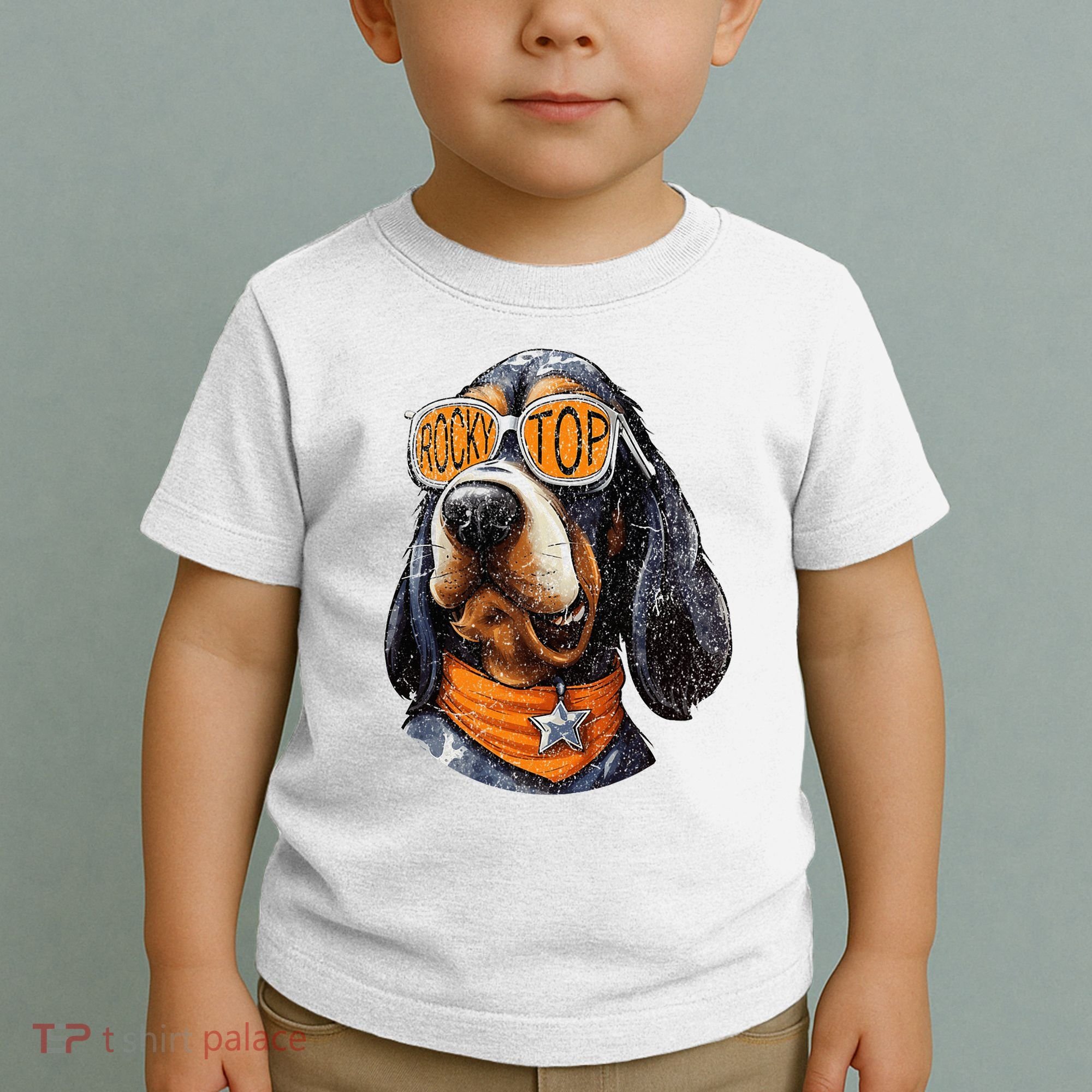 Tennessee Dog Sport Lovers Coonhound Fan Rocky Toddler T-Shirt