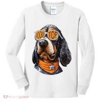 Tennessee Dog Sport Lovers Coonhound Fan Rocky Kids Long Sleeve Shirt thumb 0