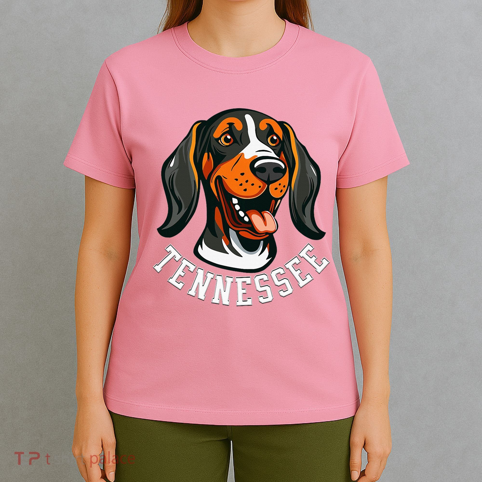 Tennessee Dog Sport Lovers Tennessee Fan Coonhound T-Shirt