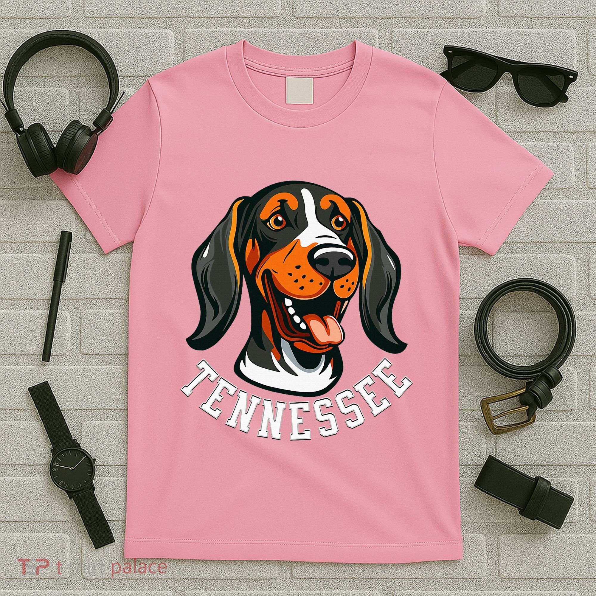 Tennessee Dog Sport Lovers Tennessee Fan Coonhound T-Shirt