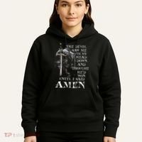 The Devil Saw Me With My Head Down And Thought HeD Won Hoodie thumb 5