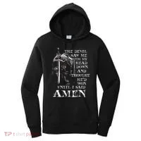 The Devil Saw Me With My Head Down And Thought HeD Won Women's Hoodie thumb 0