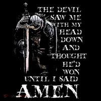 The Devil Saw Me With My Head Down And Thought HeD Won Mousepad thumb 1