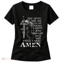 The Devil Saw Me With My Head Down And Thought HeD Won Women's T-Shirt thumb 0