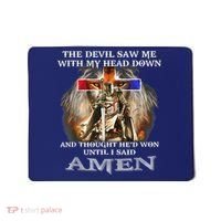The Devil Saw Me With My Head Down Thought He Won Mousepad thumb 0