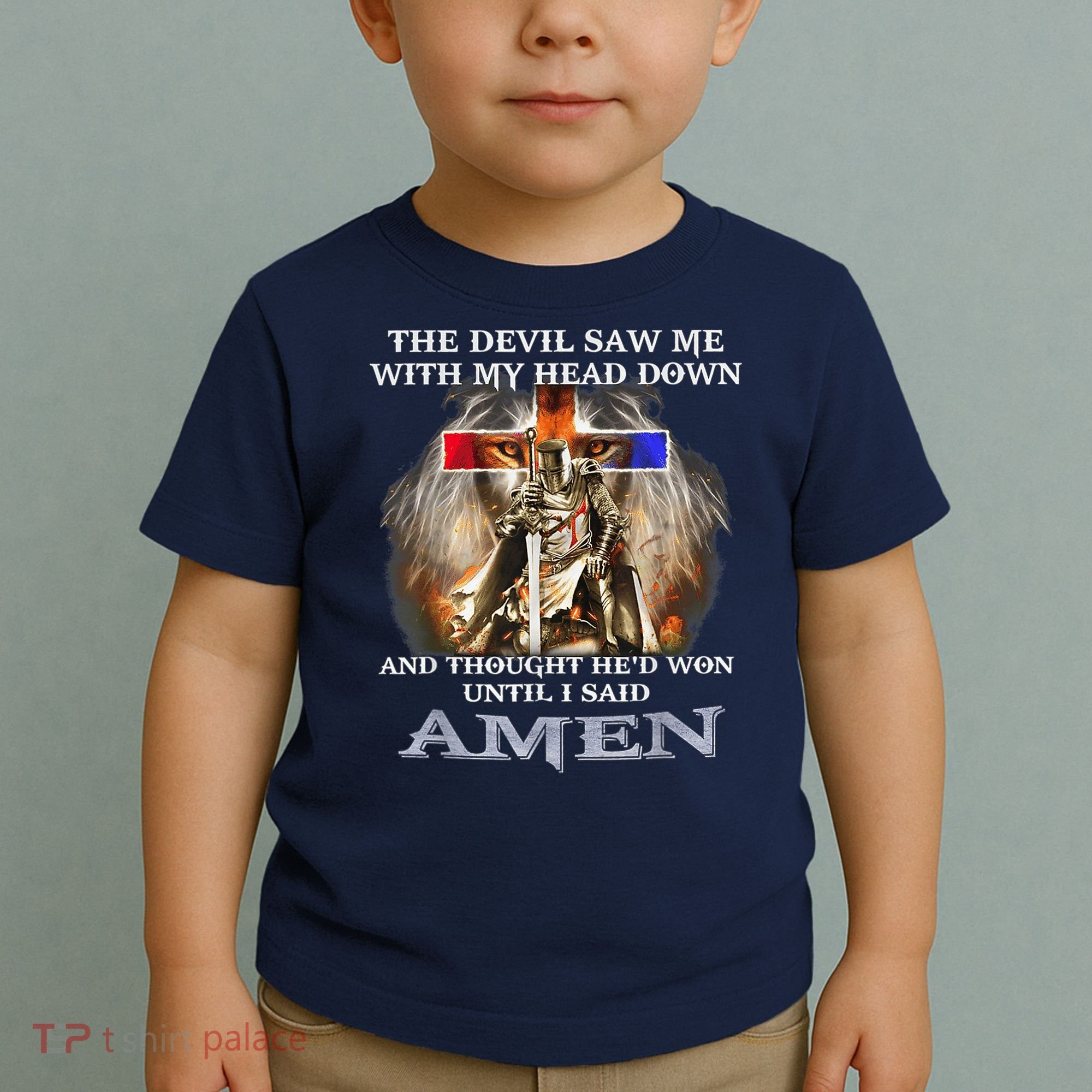 The Devil Saw Me With My Head Down Thought He Won Toddler T-Shirt