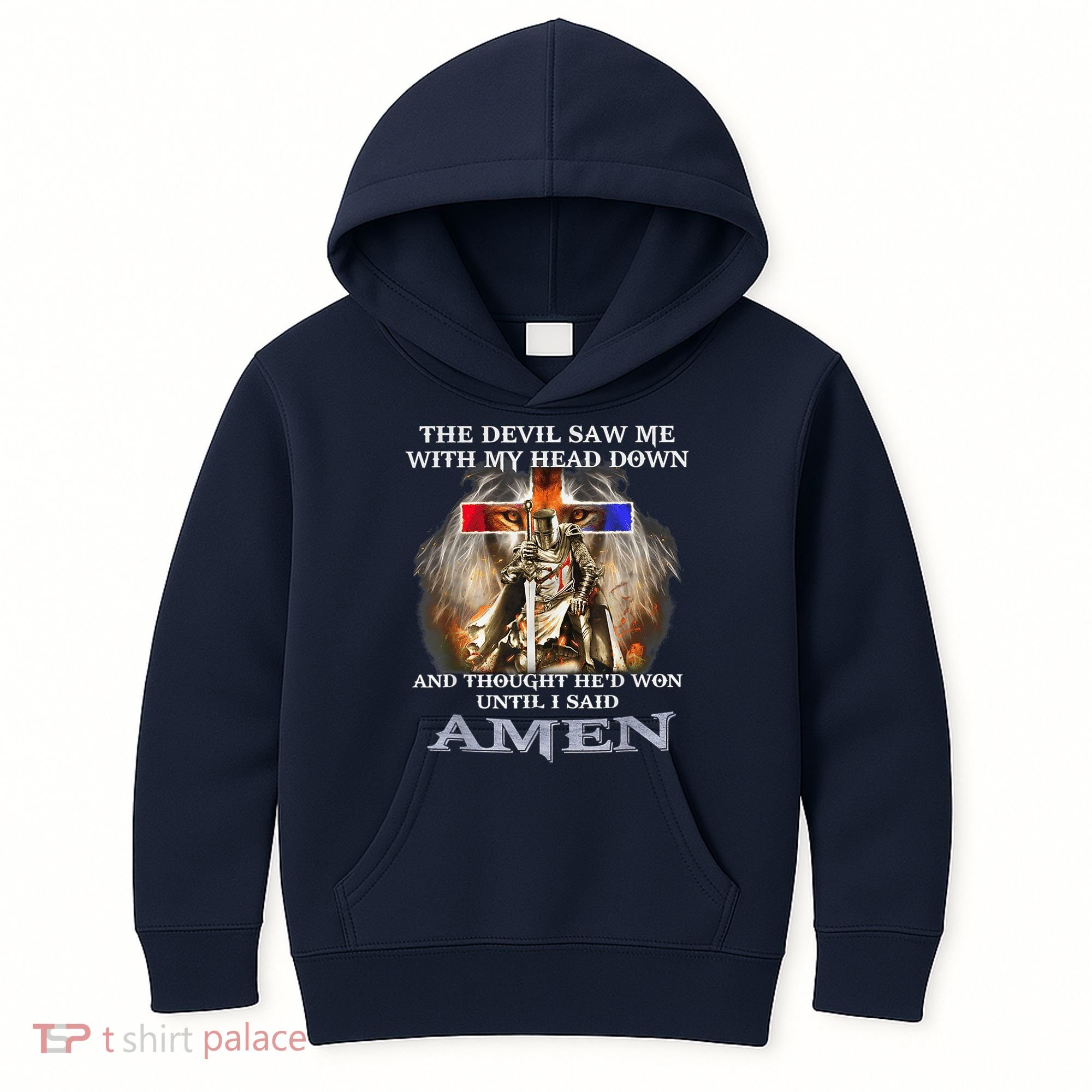 The Devil Saw Me With My Head Down Thought He Won Kids Hoodie