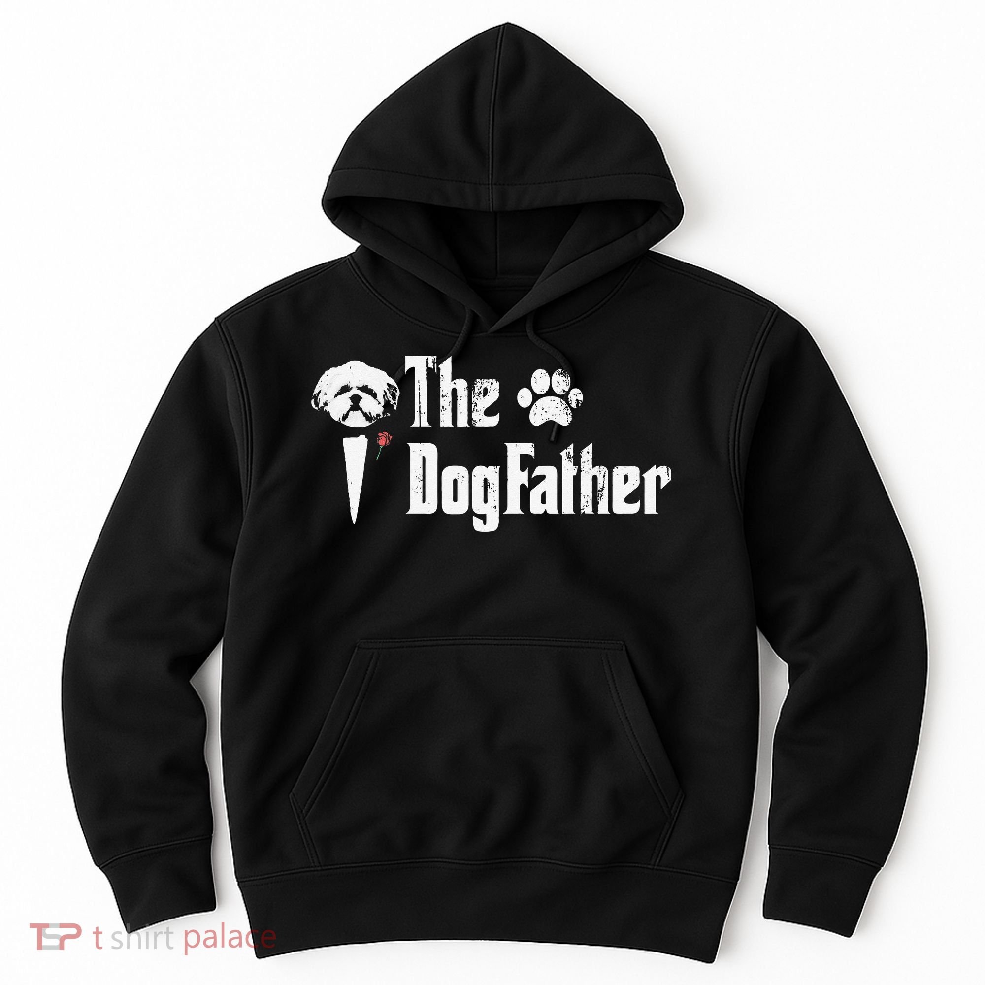 The Dogfather Shih Tzu Dog Dad Father's Day Gift Hoodie