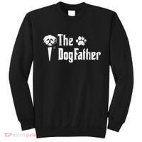 The Dogfather Shih Tzu Dog Dad Father's Day Gift Sweatshirt thumb 0