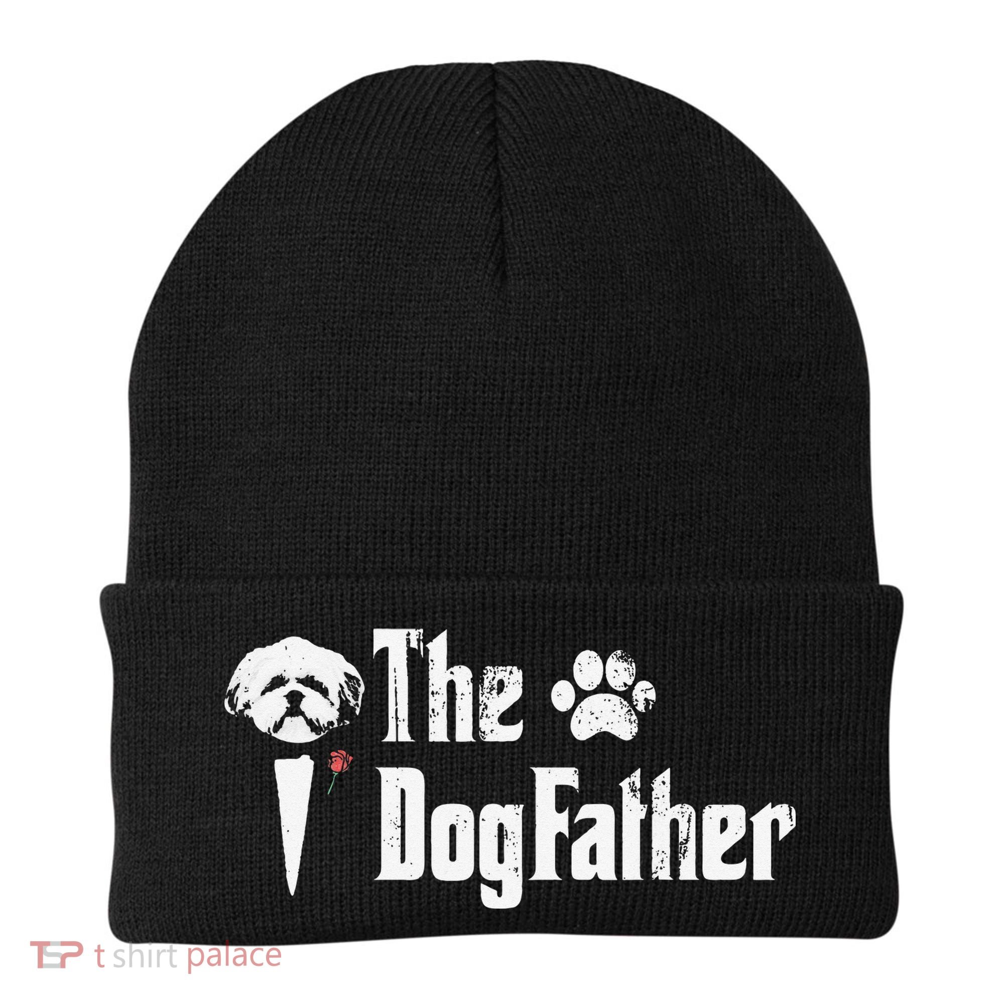 The Dogfather Shih Tzu Dog Dad Father's Day Gift Beanie