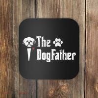 The Dogfather Shih Tzu Dog Dad Father's Day Gift Coaster thumb 0
