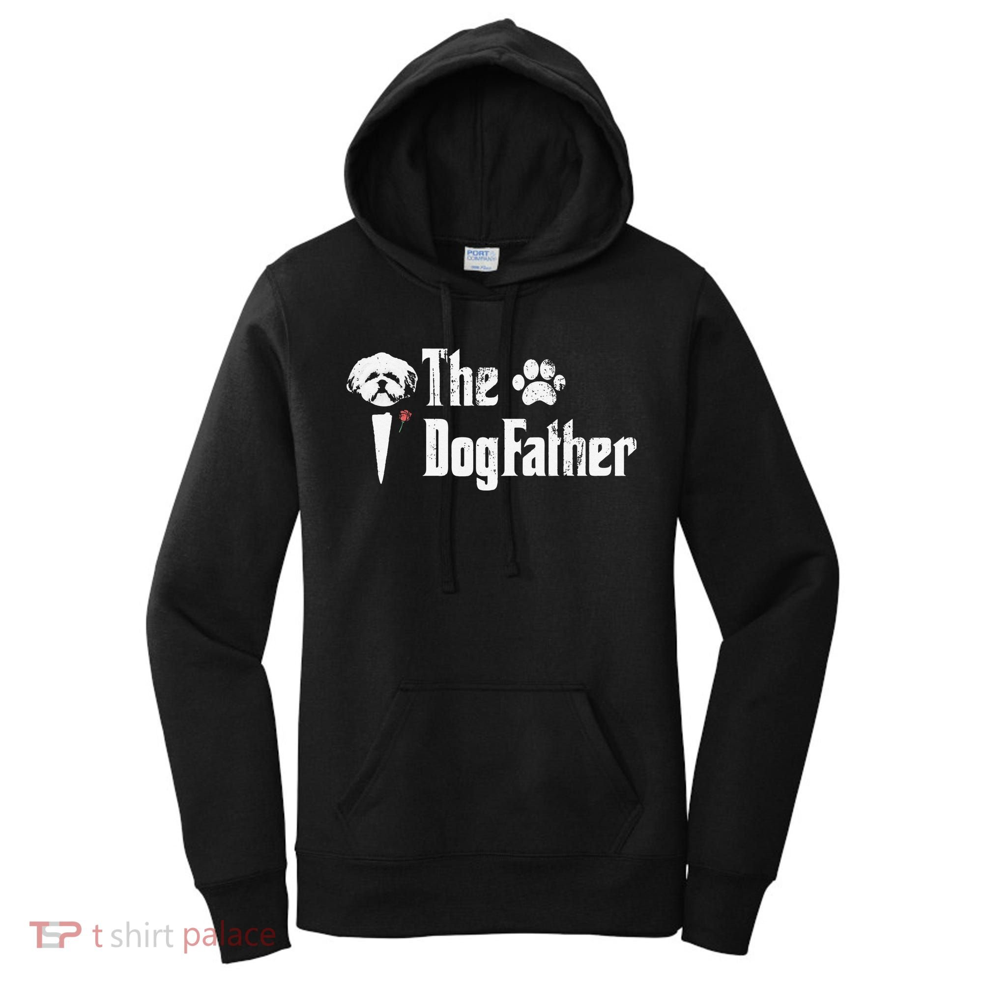 The Dogfather Shih Tzu Dog Dad Father's Day Gift Women's Hoodie