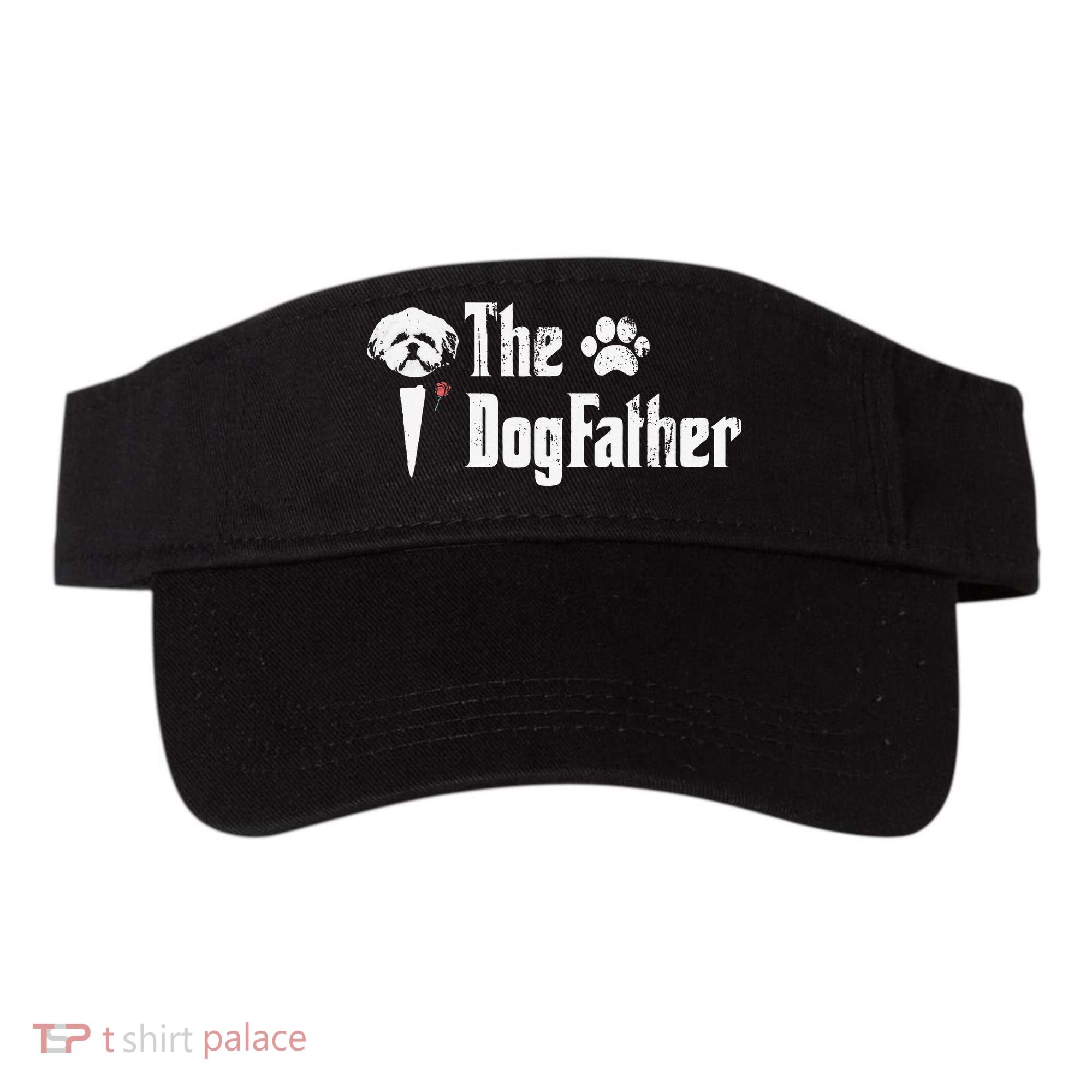 The Dogfather Shih Tzu Dog Dad Father's Day Gift Visor