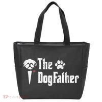 The Dogfather Shih Tzu Dog Dad Father's Day Gift Tote Bag thumb 0