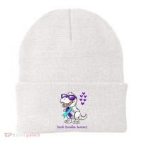 Trex Dinosaur Suicide Prevention Awareness Day Dino Beanie thumb 0