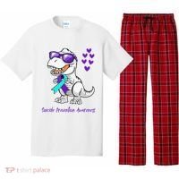 Trex Dinosaur Suicide Prevention Awareness Day Dino Pajama Set thumb 0