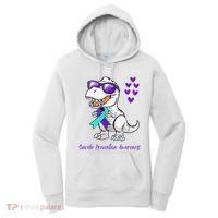 Trex Dinosaur Suicide Prevention Awareness Day Dino Women's Hoodie thumb 0
