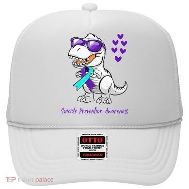 Trex Dinosaur Suicide Prevention Awareness Day Dino Hat