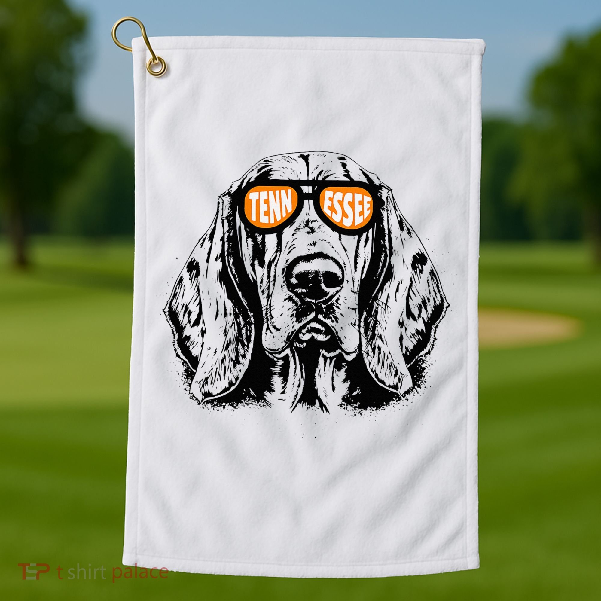 Tennessee Dog Sport Lovers Tennessee Coonhound Golf Towel