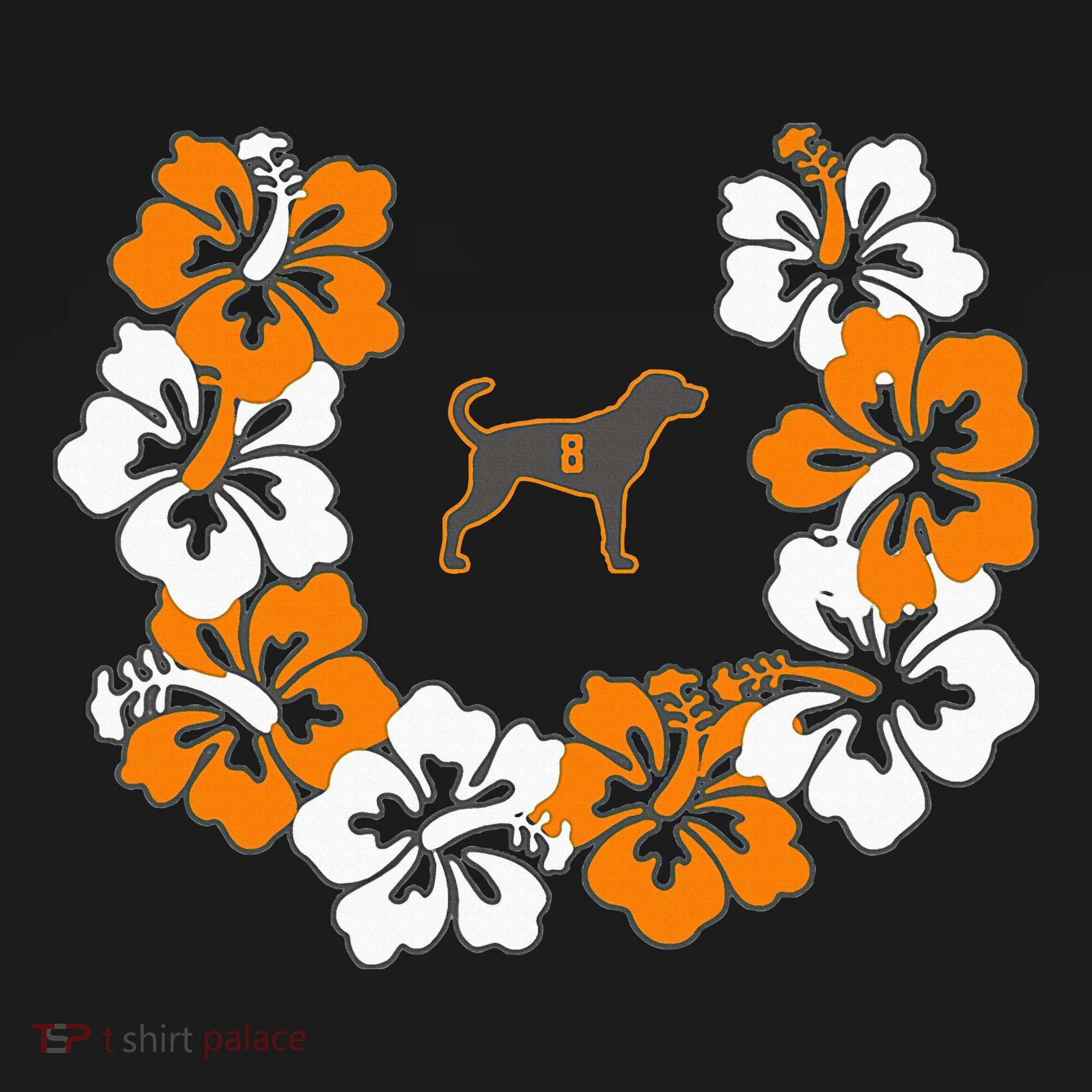 Tennessee Dog Sport Lovers Coonhound Fan Hawaii Lei Doggie Tank