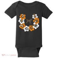 Tennessee Dog Sport Lovers Coonhound Fan Hawaii Lei Baby Bodysuit thumb 0