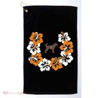 Tennessee Dog Sport Lovers Coonhound Fan Hawaii Lei Golf Towel thumb 0