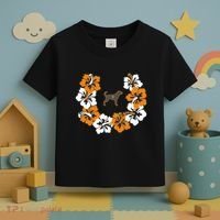 Tennessee Dog Sport Lovers Coonhound Fan Hawaii Lei Toddler T-Shirt thumb 3