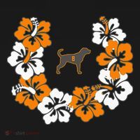 Tennessee Dog Sport Lovers Coonhound Fan Hawaii Lei Visor thumb 3