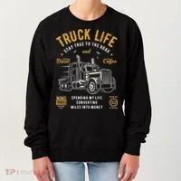 Truck Driver Trucker Women's Sweatshirt thumb 0