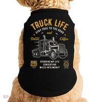 Truck Driver Trucker Doggie Tank thumb 0