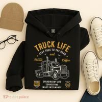 Truck Driver Trucker Hoodie thumb 4