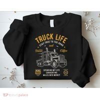 Truck Driver Trucker Sweatshirt thumb 2