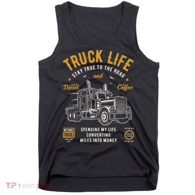 Truck Driver Trucker Tank Top