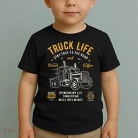 Truck Driver Trucker Toddler T-Shirt thumb 2