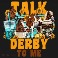 Talk Derby To Me Horse Western Horses Coffee Cups Doggie Tank thumb 4
