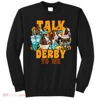 Talk Derby To Me Horse Western Horses Coffee Cups Sweatshirt thumb 0