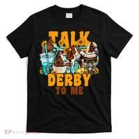Talk Derby To Me Horse Western Horses Coffee Cups T-Shirt thumb 0