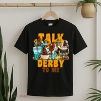 Talk Derby To Me Horse Western Horses Coffee Cups T-Shirt thumb 2