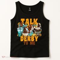 Talk Derby To Me Horse Western Horses Coffee Cups Tank Top thumb 2