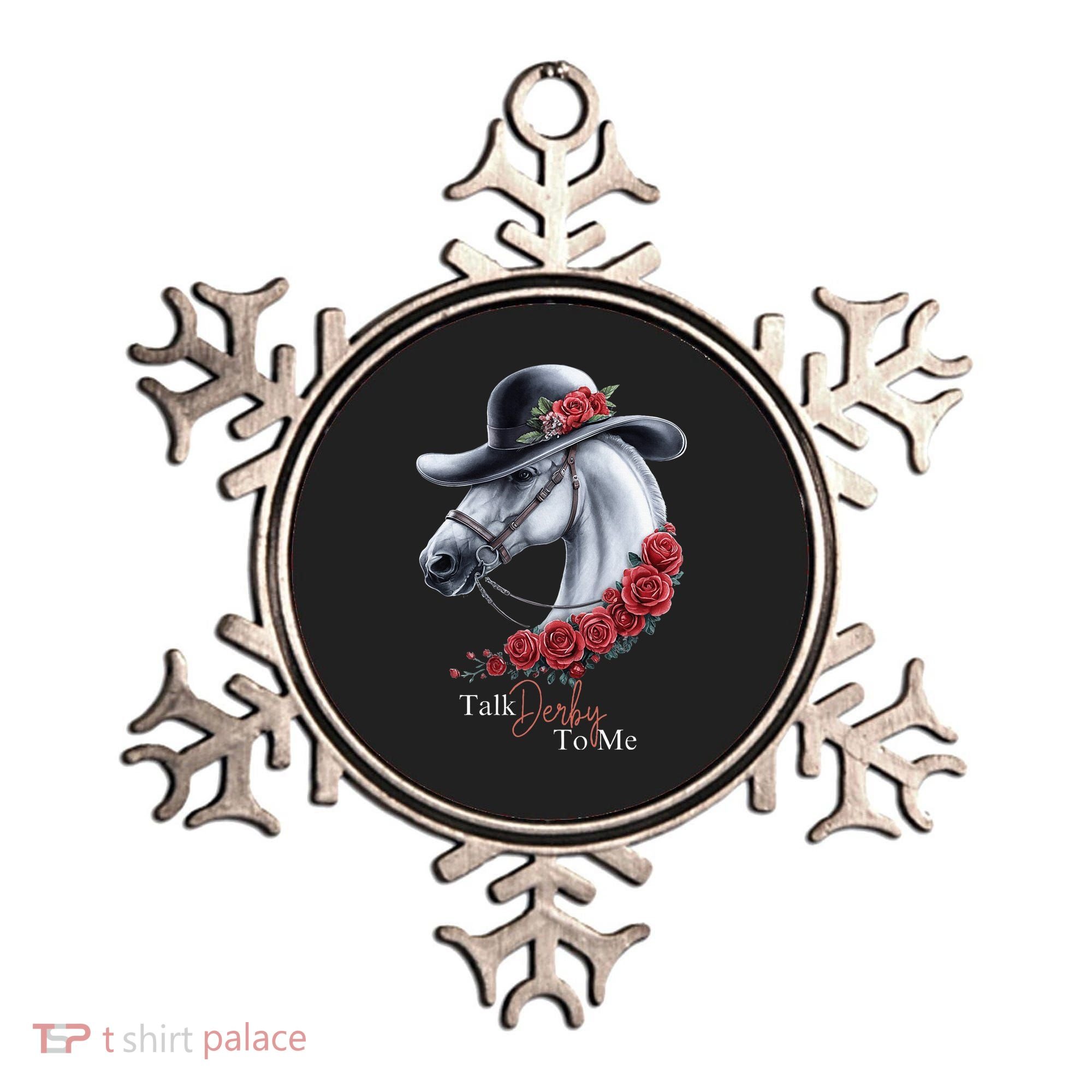 Talk Derby To Me Horse Racing Lover Derby Day Ornament